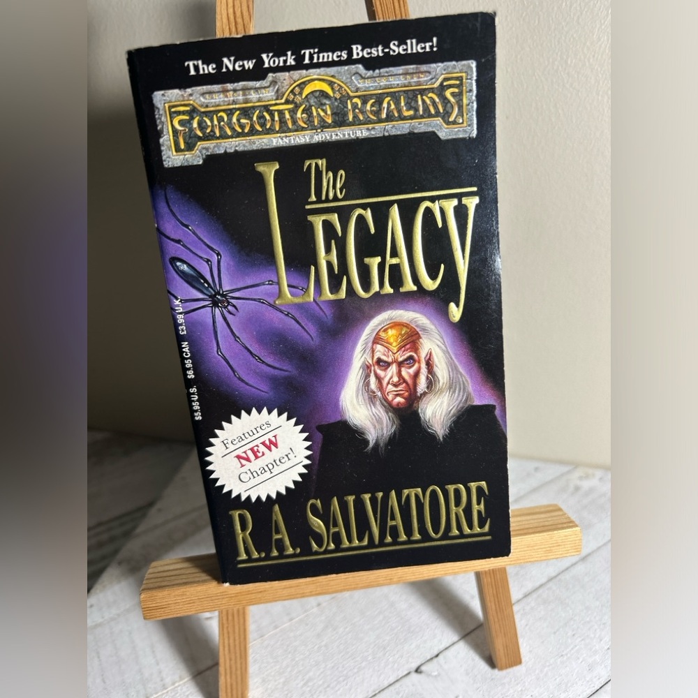 The Legacy by R.A. Salvatore Vintage 1993 Paperback